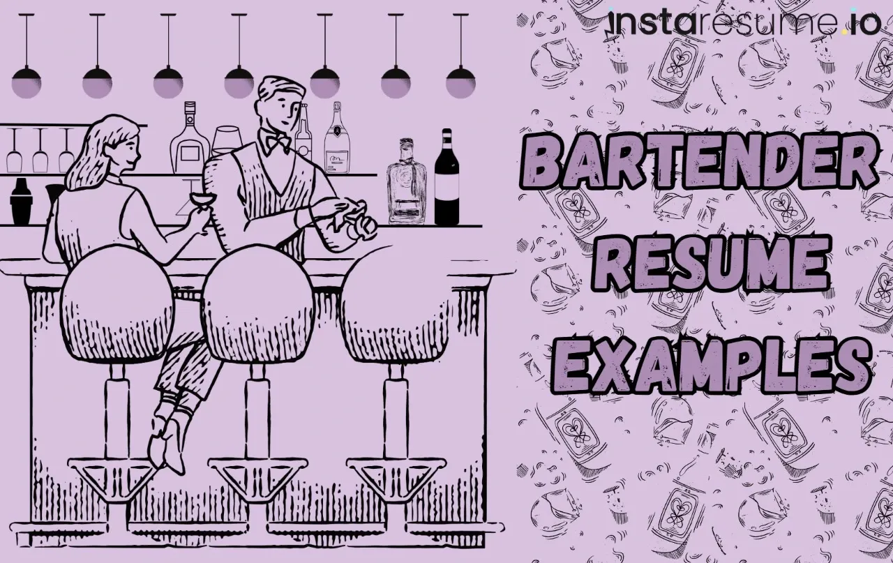 Bartender Resume Examples 2024